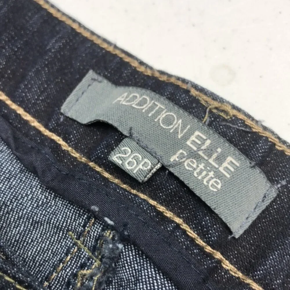 ADDITIONAL ELLE PETITE BELLA WIDE LEG BOOT JEANS SZ26 LN30 ⭐️